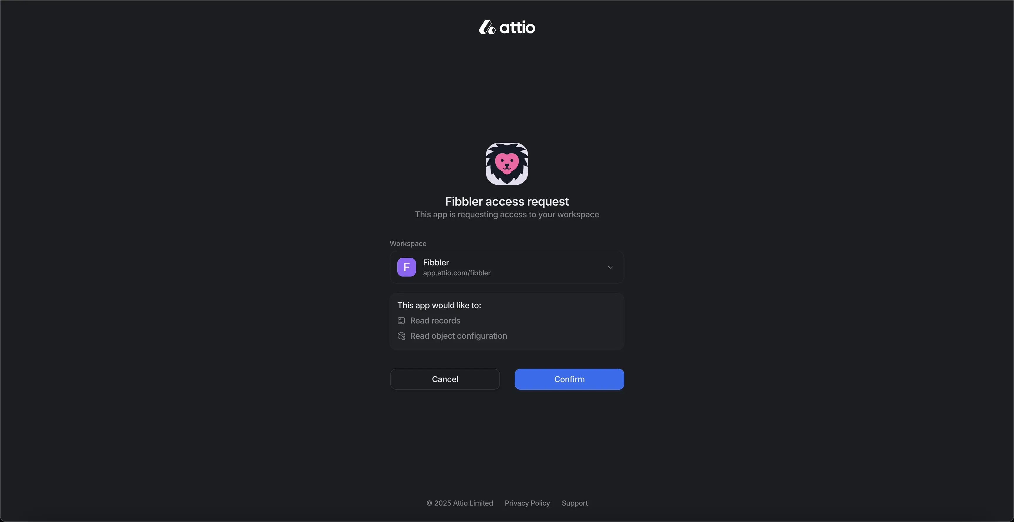 Login and Approve Attio