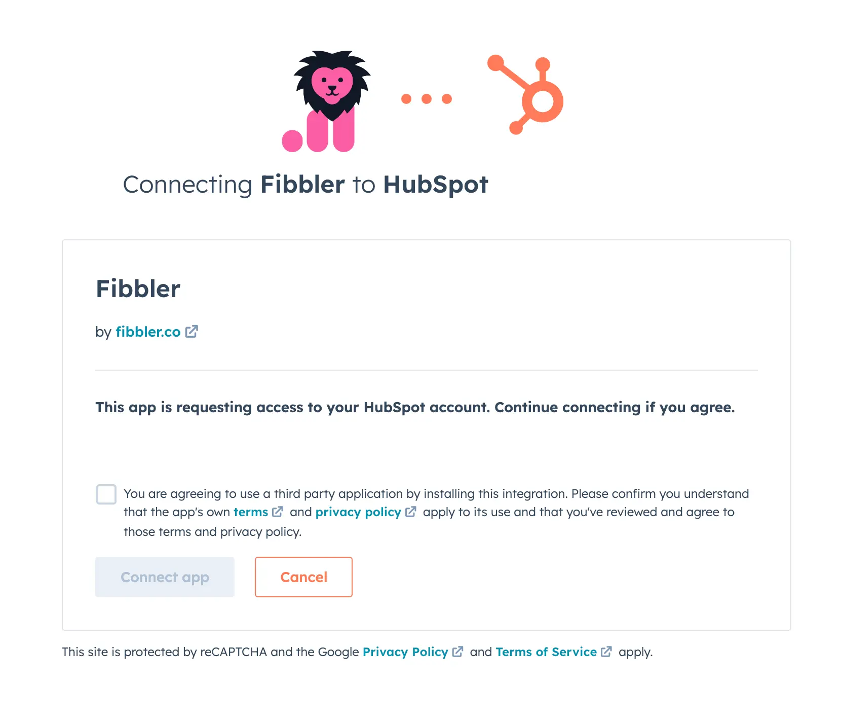 Connect to the Fibbler App