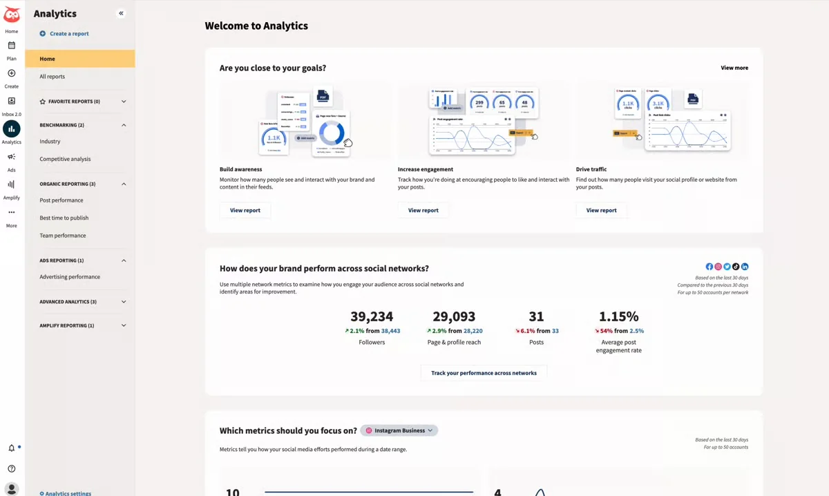 Hootsuite social media management platform