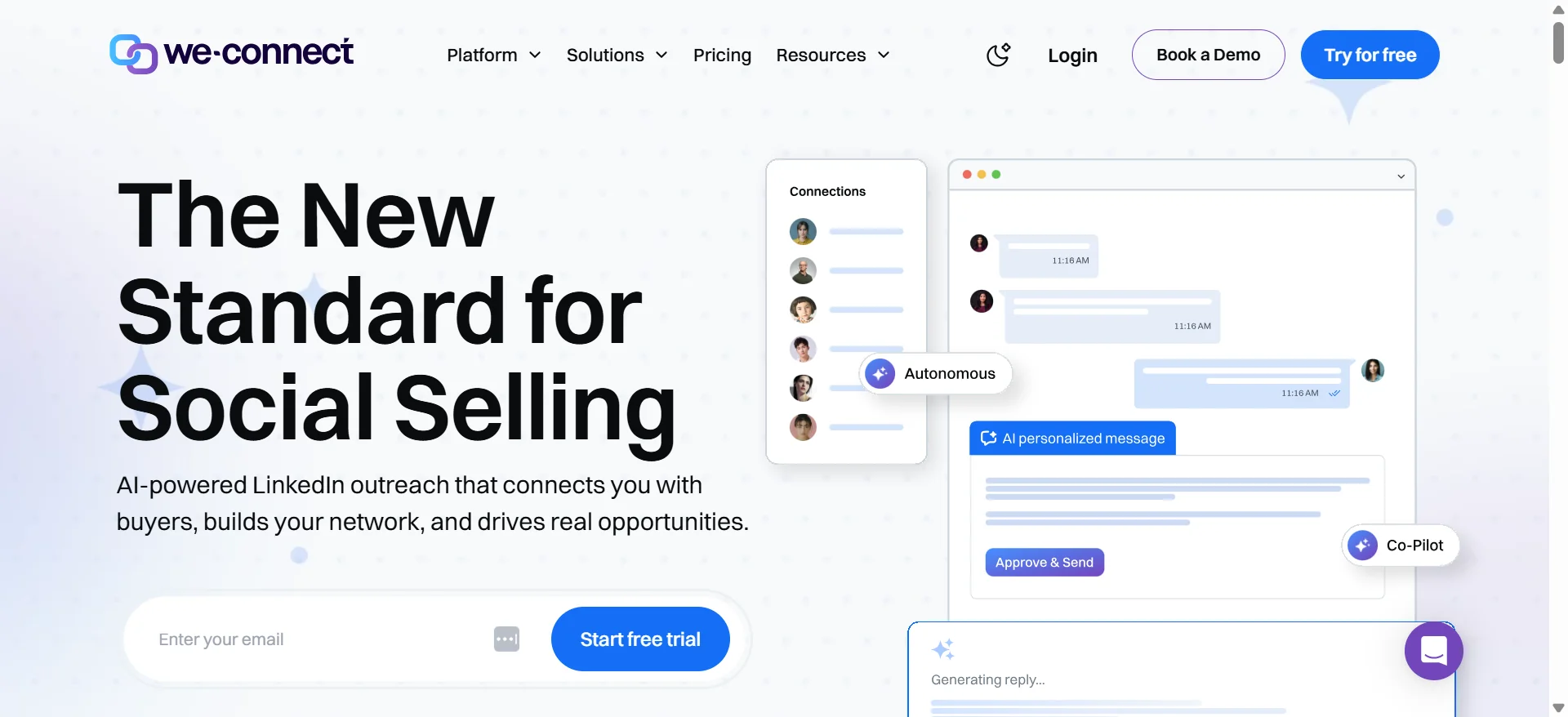 We-Connect LinkedIn marketing tool